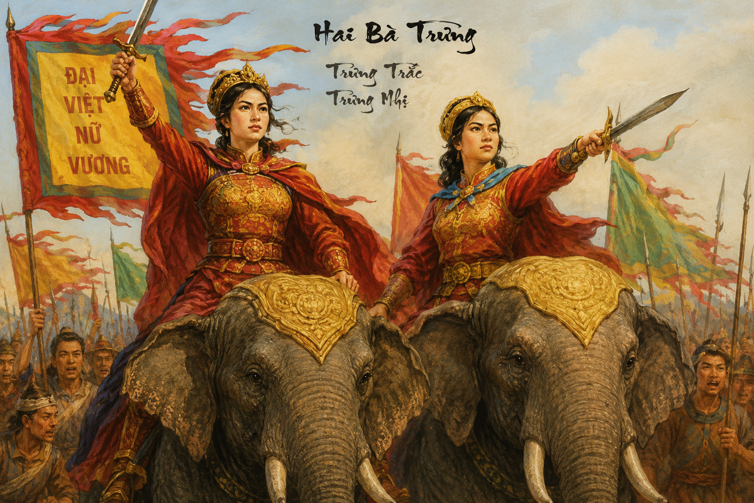 Hai Bà Trưng - khúc tráng ca của lòng yêu nuớc
