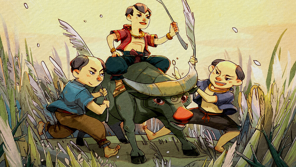 Cậu bé chăn trâu Đinh Bộ Lĩnh