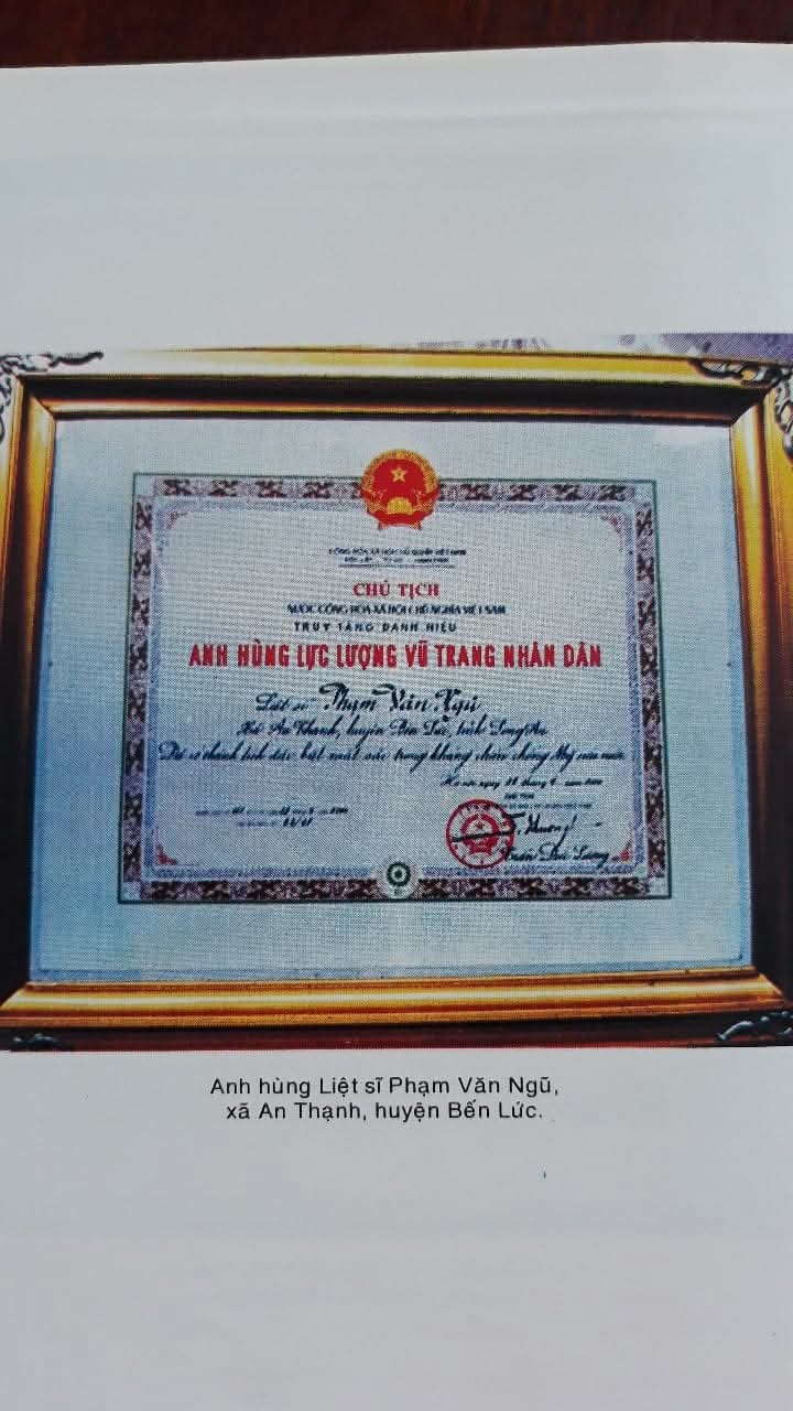 Liệt sĩ Phạm Văn Ngũ- Anh hùng Lực lượng vũ trang Nhân dân .
