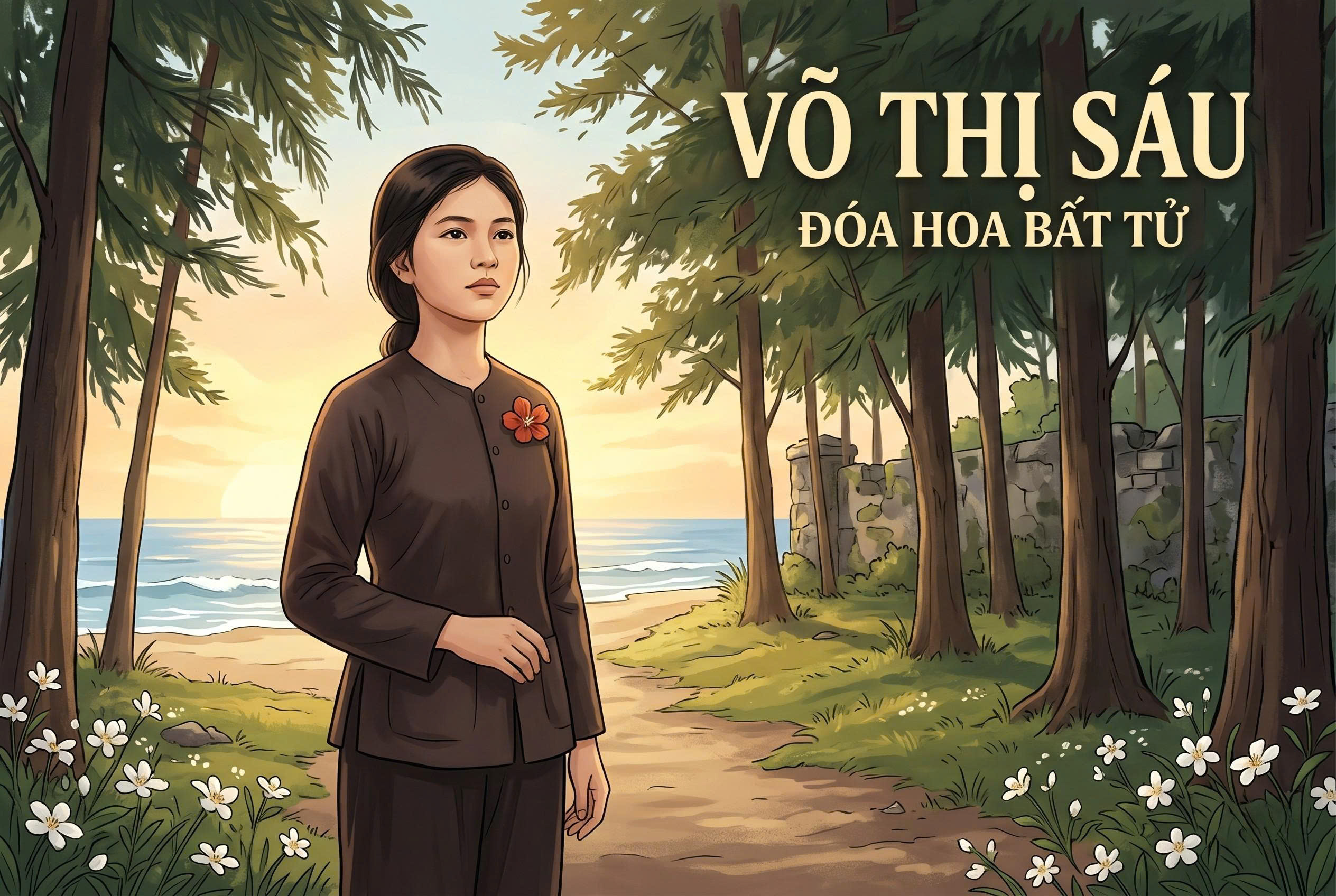 VÕ THỊ SÁU – ĐÓA HOA KIÊN TRUNG CỦA VÙNG ĐẤT ĐỎ