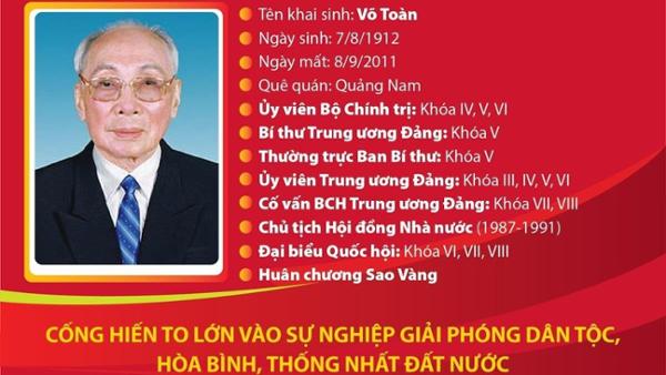 Đồng chí Võ Chí Công, nhà lãnh đạo tài năng, tấm gương người cộng sản mẫu mực