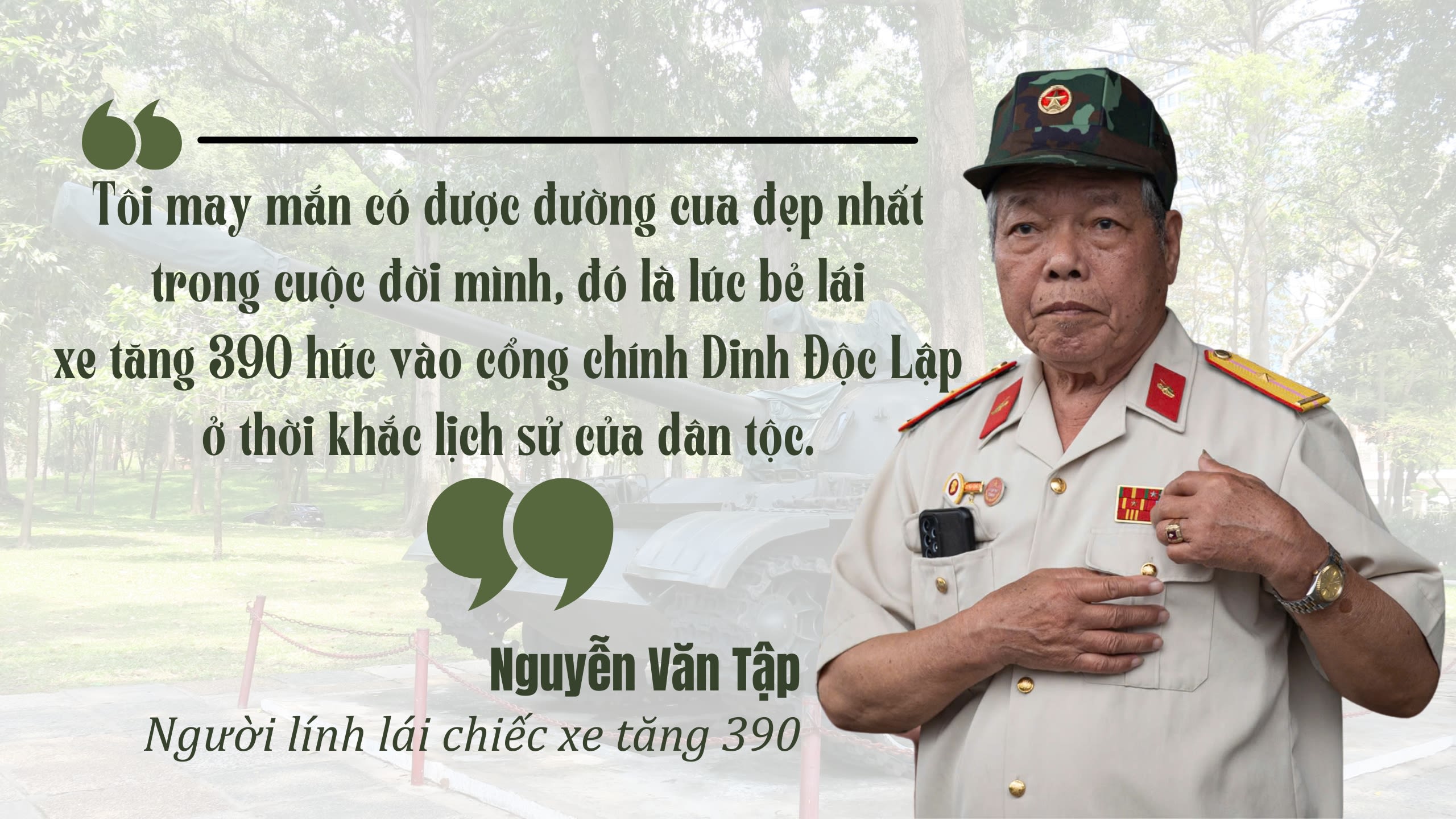 NGUYỄN VĂN TẬP – NGƯỜI LÁI XE TĂNG 390