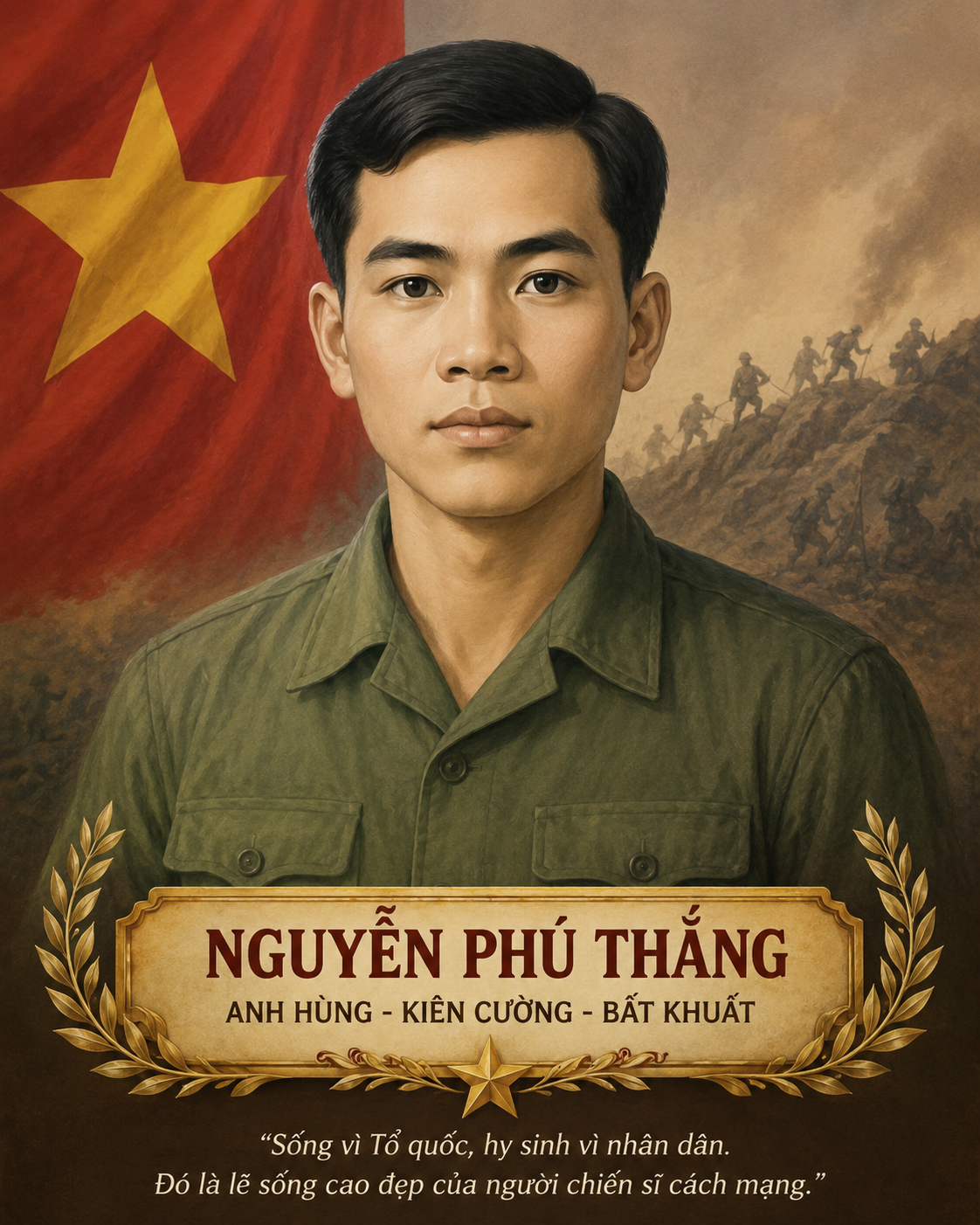 Cuộc đời của vị anh hùng Nguyễn Phú Thắng