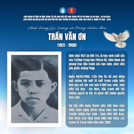 TRẦN VĂN ƠN – NGƯỜI HỌC SINH YÊU NƯỚC