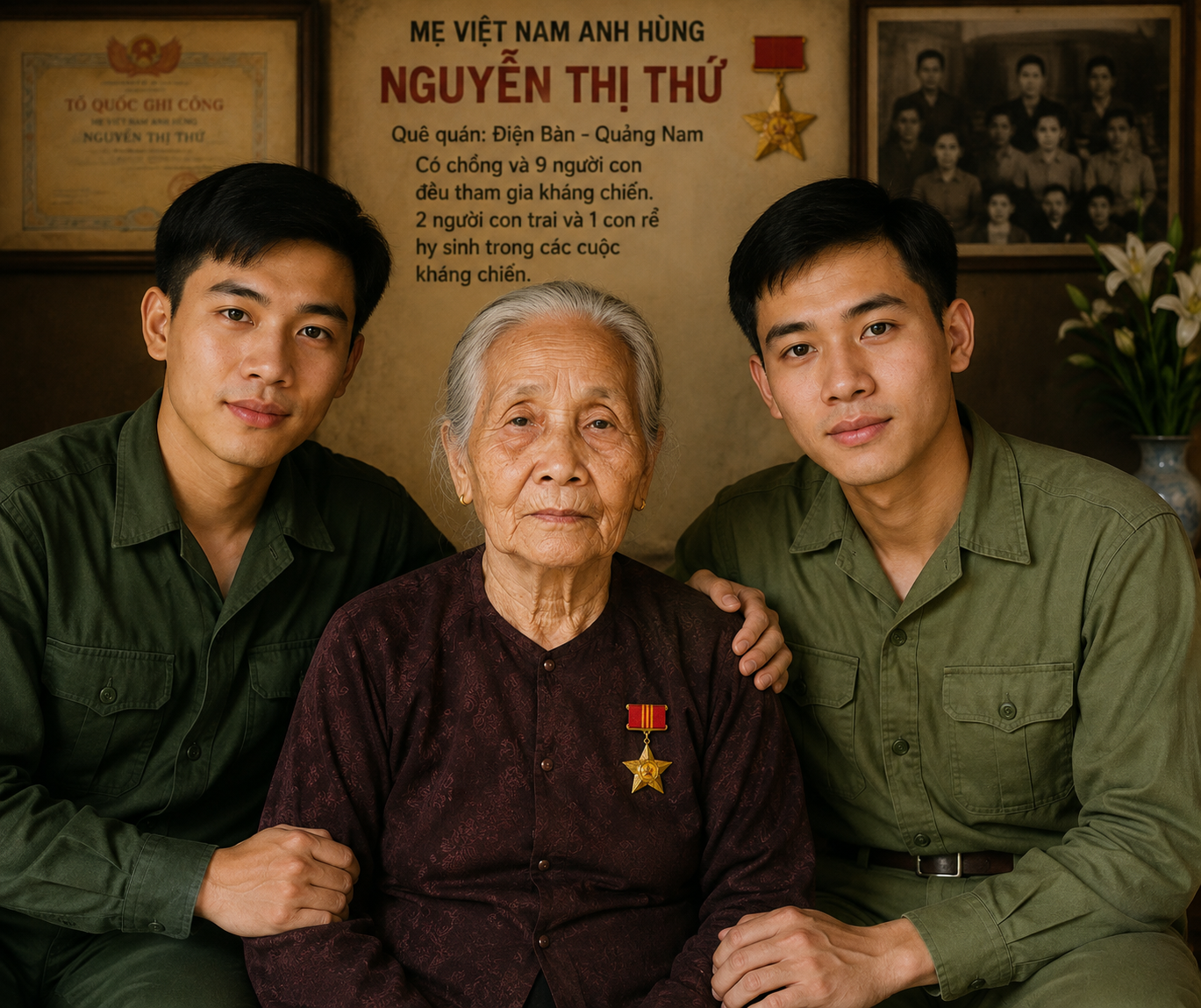 Mẹ Việt Nam Anh hùng Nguyễn Thị Thứ-Nước mắt mẹ hòa cùng non sông