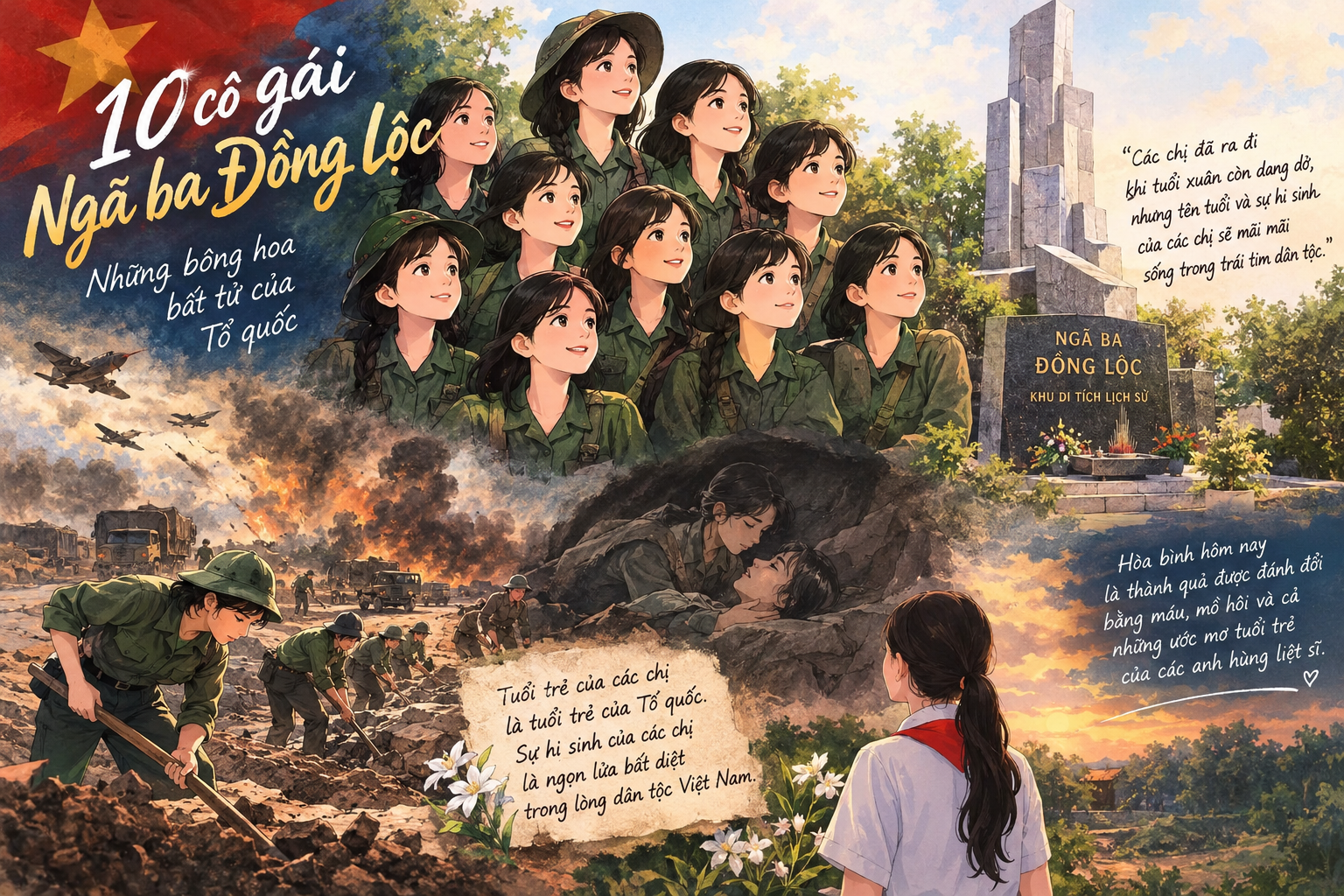NHỮNG BÔNG HOA BẤT TỬ NƠI NGÃ BA ĐỒNG LỘC