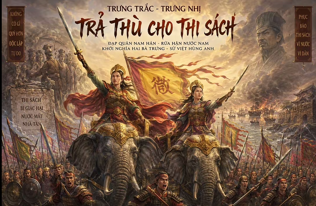 Hai Bà Trưng : Những nữ anh hùng đầu tiên của dân tộc Việt Nam