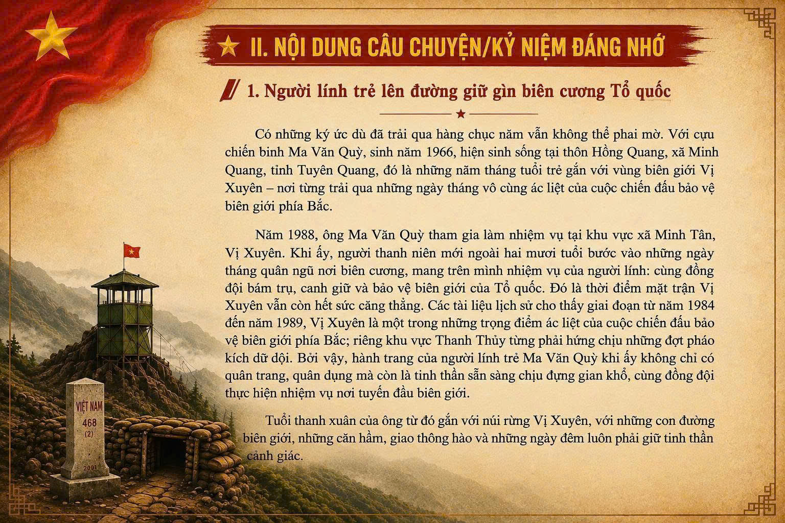 Cựu chiến binh Ma Văn Quỳ