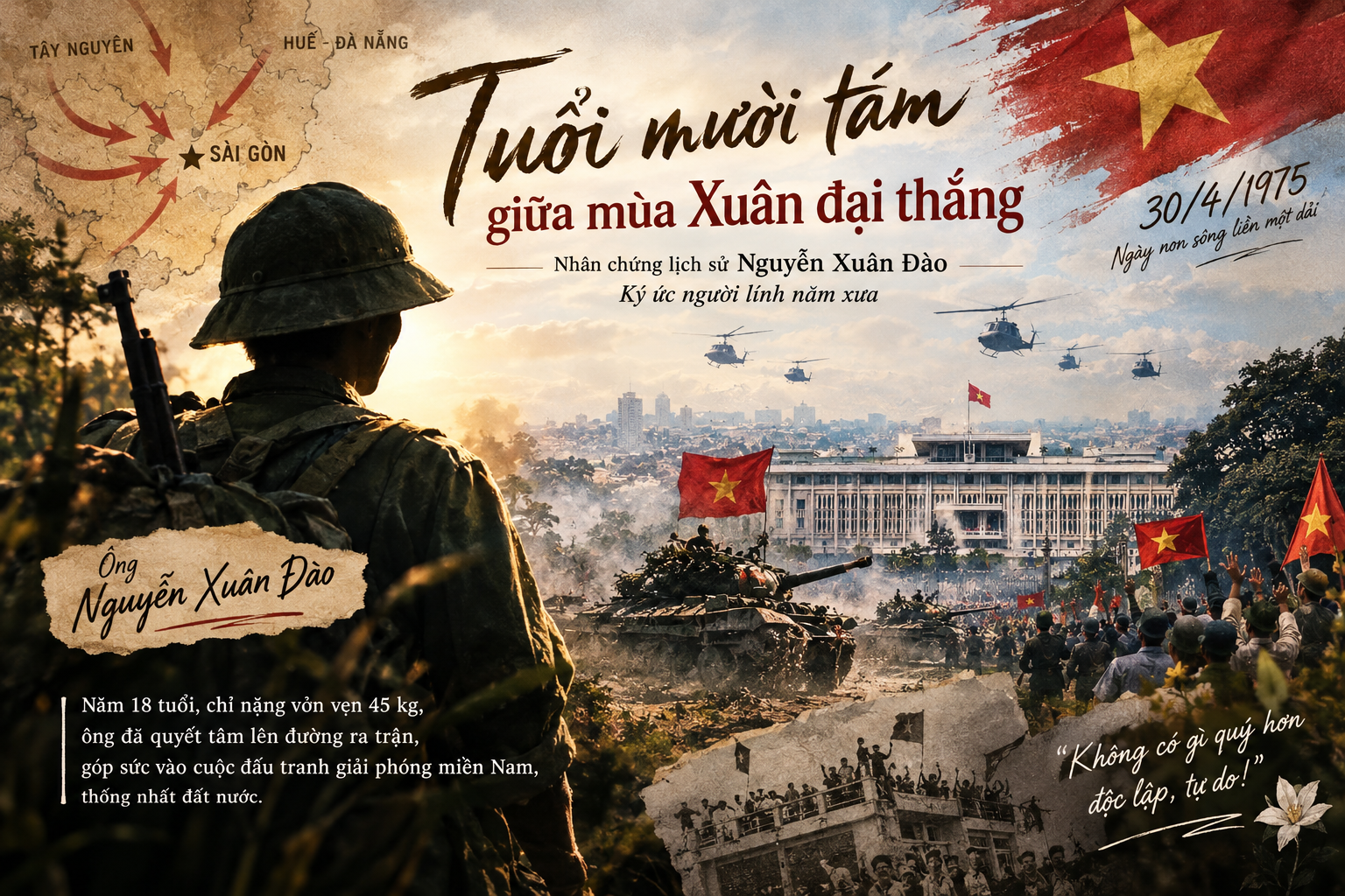 MÙA XUÂN THỐNG NHẤT- KHÚC KHẢI HOÀN NON SÔNG