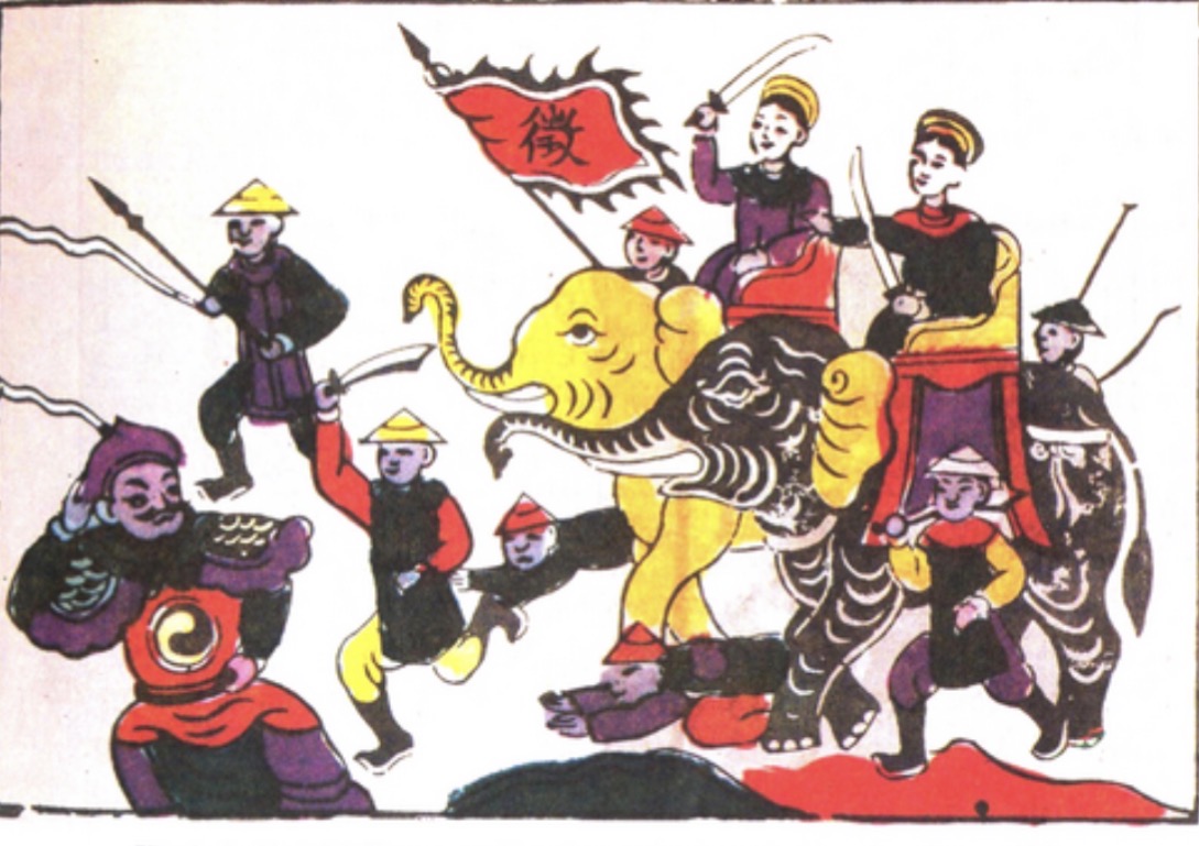 Chủ tịch Hồ Chí Minh và Hai Bà Trưng