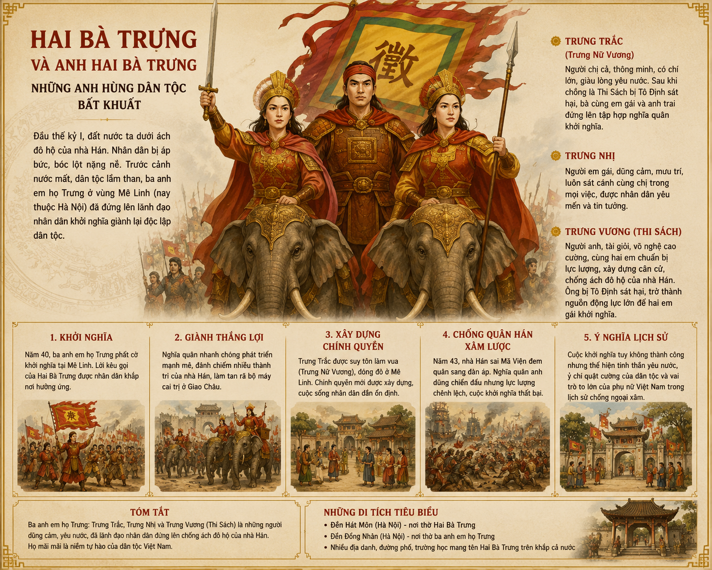 Khí phách nữ anh hùng dân tộc