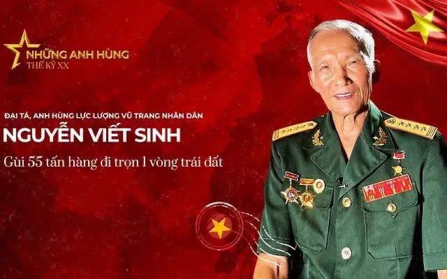 ĐẠI TÁ, ANH HÙNG NGUYỄN VIẾT SINH – NGƯỜI LÍNH MANG HƠN 55 TẤN HÀNG VƯỢT DÃY TRƯỜNG SƠN