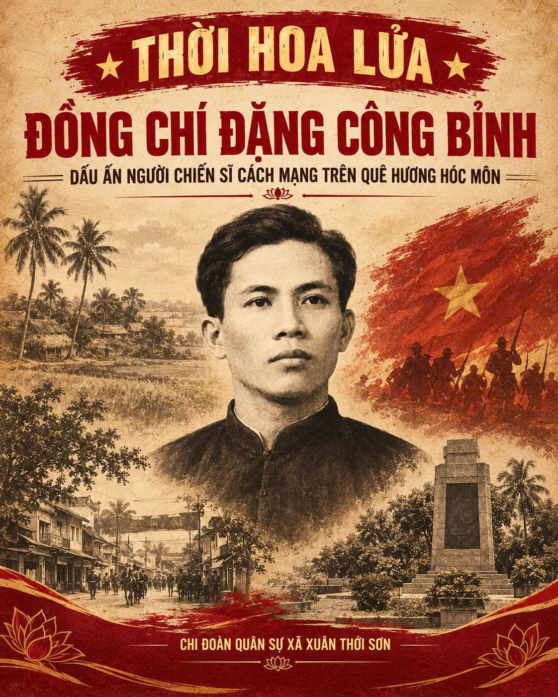 ĐỒNG CHÍ ĐẶNG CÔNG BỈNH – NGỌN LỬA CÁCH MẠNG TRÊN QUÊ HƯƠNG HÓC MÔN