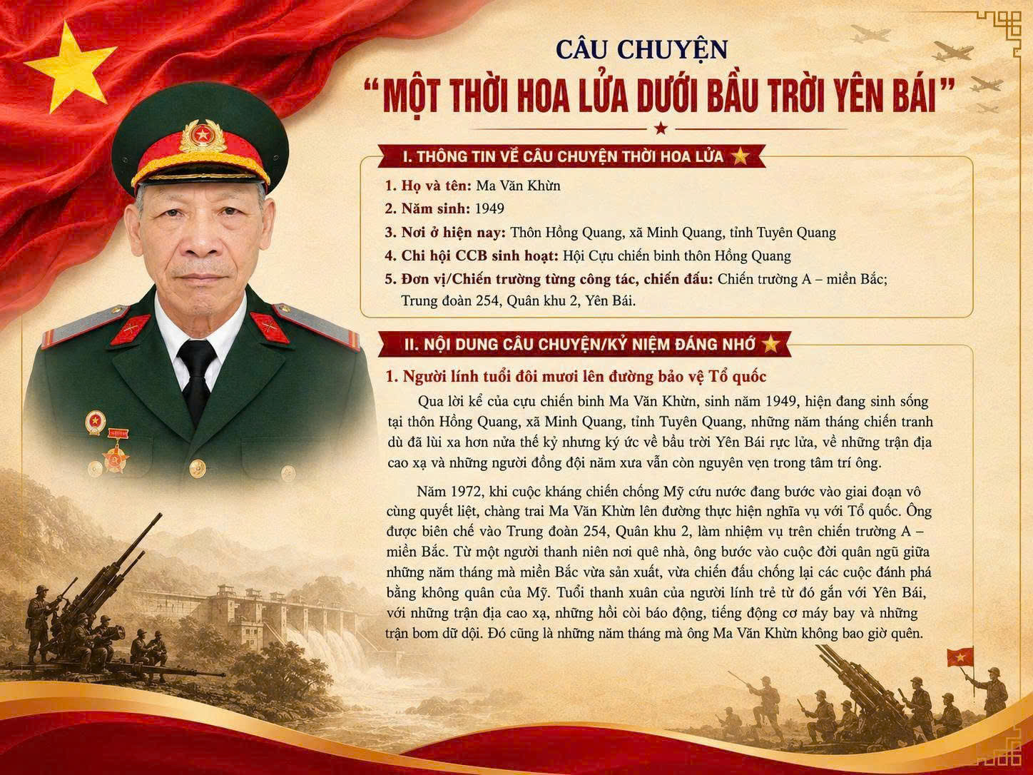 Cựu Chiến binh Ma Văn Khừn (1)