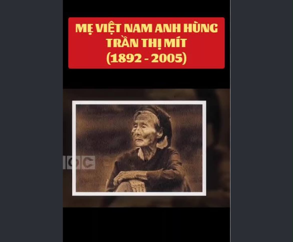 BÀ MẸ VIỆT NAM ANH HÙNG TRẦN THỊ MÍT