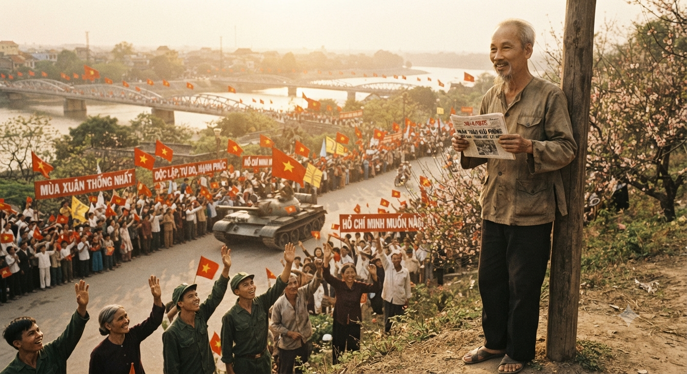 BÁC HỒ VÀ MÙA XUÂN THỐNG NHẤT
