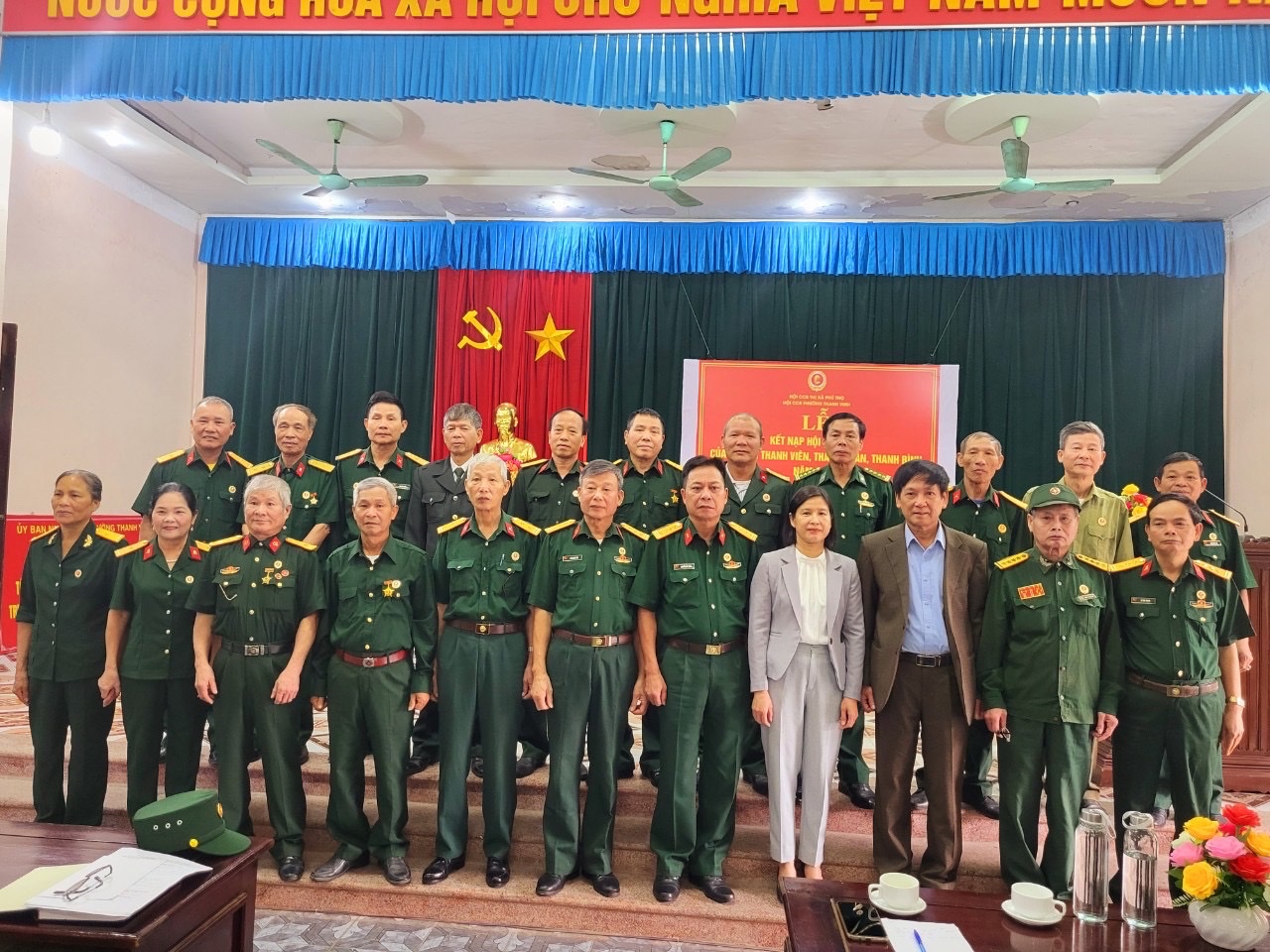 Kết nạp hội viên hội cựu chiến binh