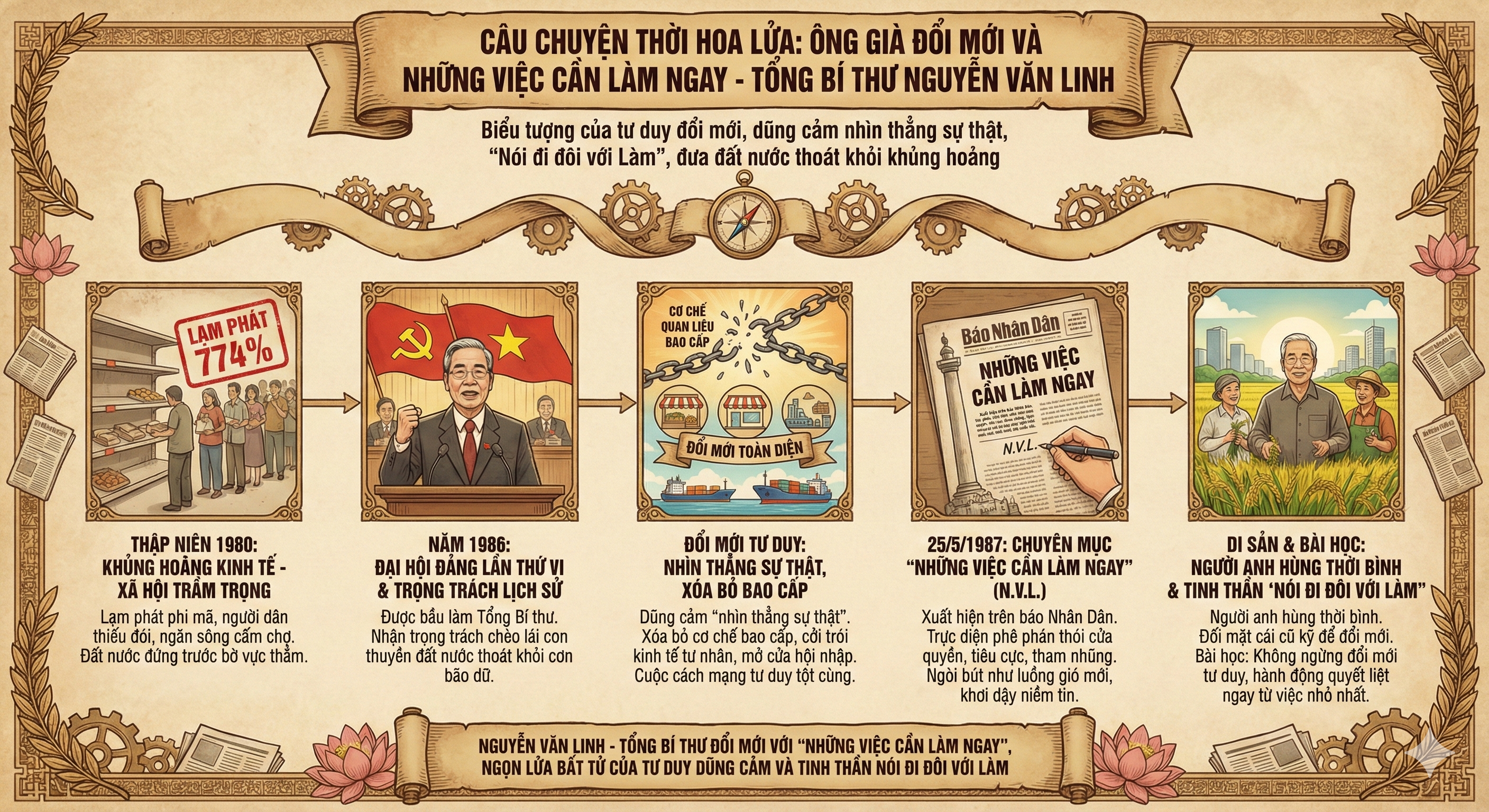 ÔNG GIÀ ĐỔI MỚI VÀ NHỮNG VIỆC CẦN LÀM NGAY