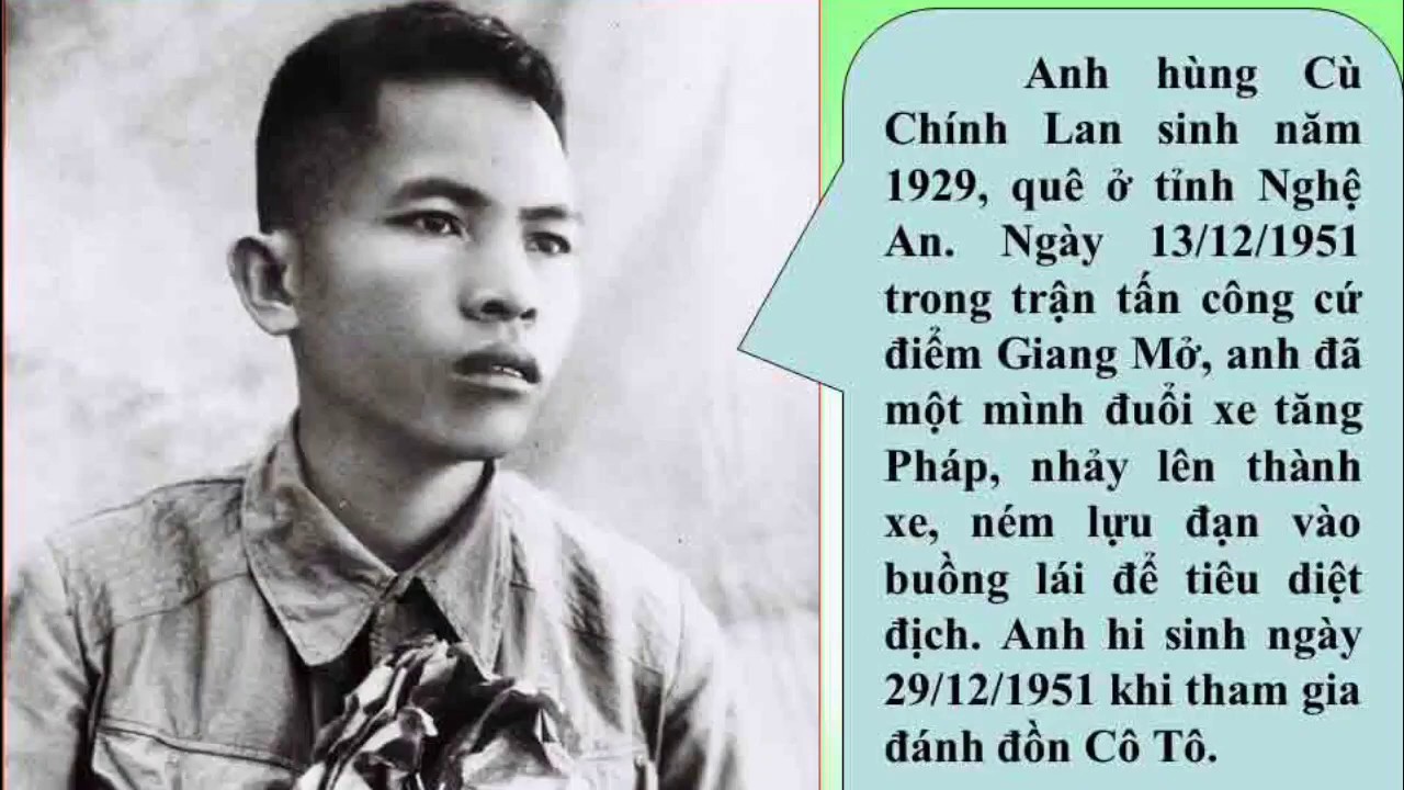 Cù Chính Lan - Người chiến sĩ quả cảm trong kháng chiến chống Pháp