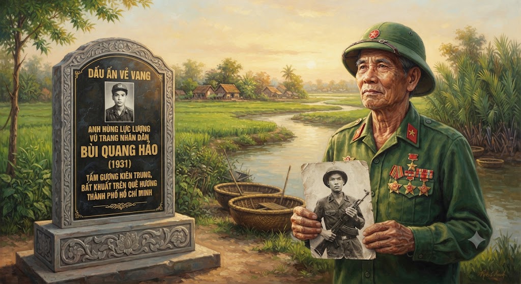 DẤU ẤN VẺ VANG: ANH HÙNG LỰC LƯỢNG VŨ TRANG NHÂN DÂN BÙI QUANG HẢO (1931) – TẤM GƯƠNG KIÊN TRUNG, BẤT KHUẤT TRÊN QUÊ HƯƠNG THÀNH PHỐ HỒ CHÍ MINH