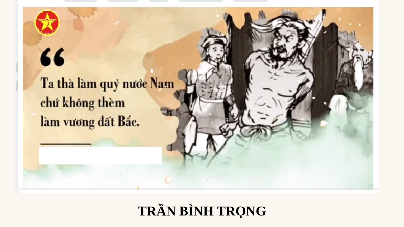 Trần Bình Trọng: Danh tướng khí tiết
