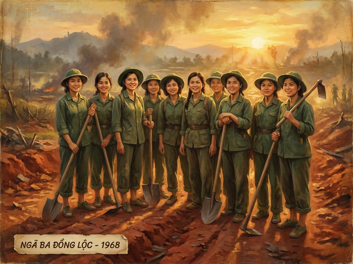 Huyền thoại Ngã ba Đồng Lộc: Khúc tráng ca của 10 đóa hoa thanh niên xung phong bất tử