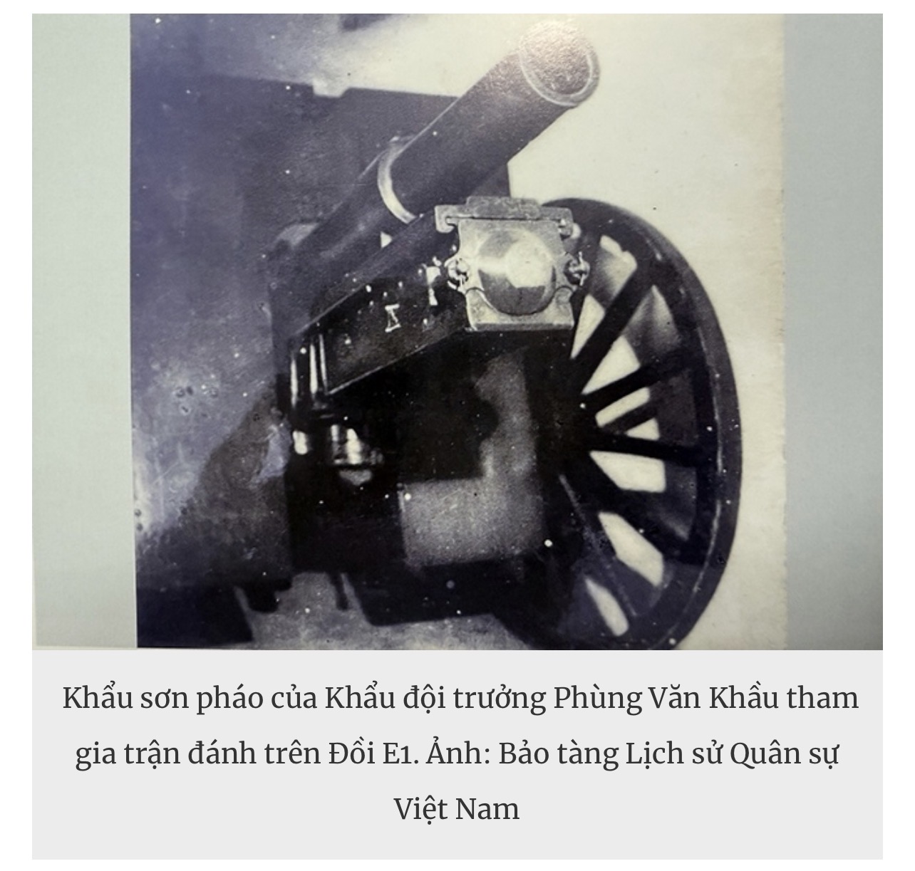 Ngắm bắn trực tiếp qua nòng pháo-Kỳ tích người Anh hùng Điện Biên Phùng Văn Khầu