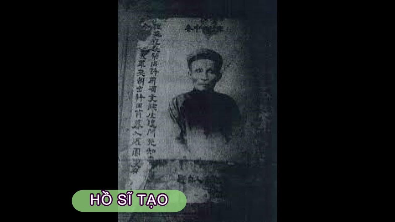 HỒ SĨ TẠO - VỊ TIẾN SĨ TỪ BỎ QUAN TRƯỜNG, TRỞ THÀNH LINH HỒN PHONG TRÀO CHỐNG SƯU THUẾ Ở BÌNH ĐỊNH