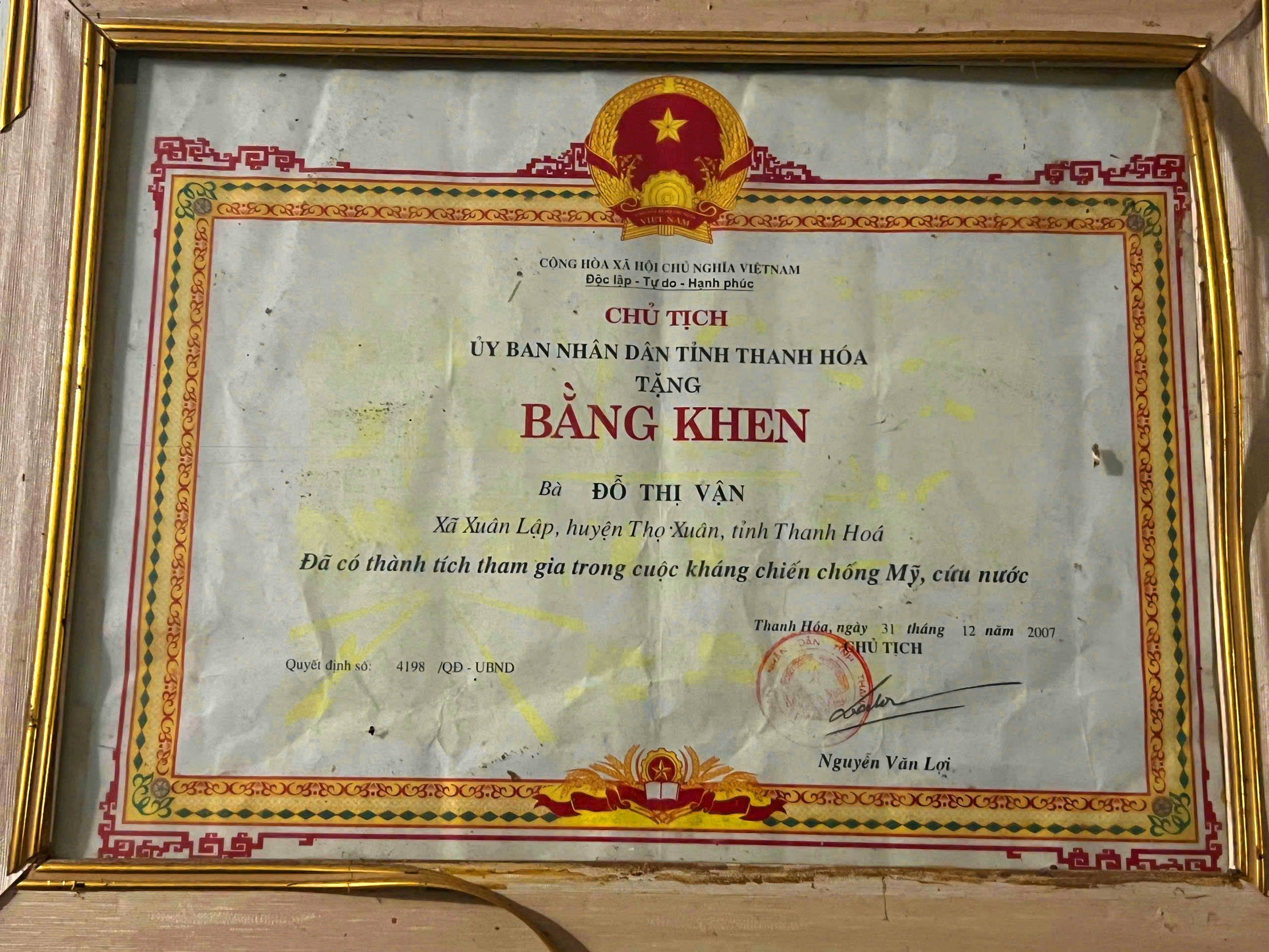 ĐỖ THỊ VẬN - NGƯỜI THANH NIÊN XUNG PHONG THEO TIẾNG GỌI THIÊNG LIÊNG CỦA TỔ QUỐC