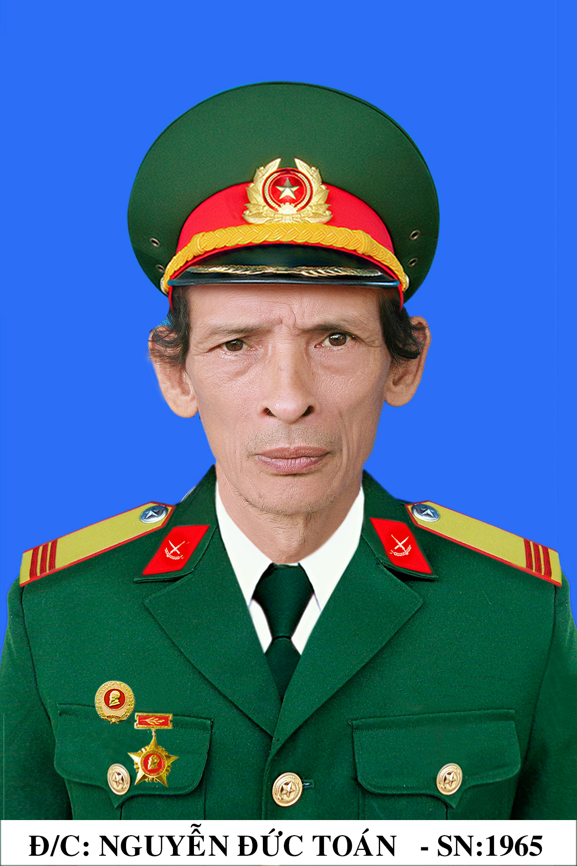 Đồng chí Nguyễn Đức Toán - chiến sĩ tham gia bảo vệ vùng biên