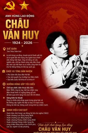 CHÂU VĂN HUY – NGƯỜI GIỮ MẠCH THÔNG TIN CỦA THỦ ĐÔ