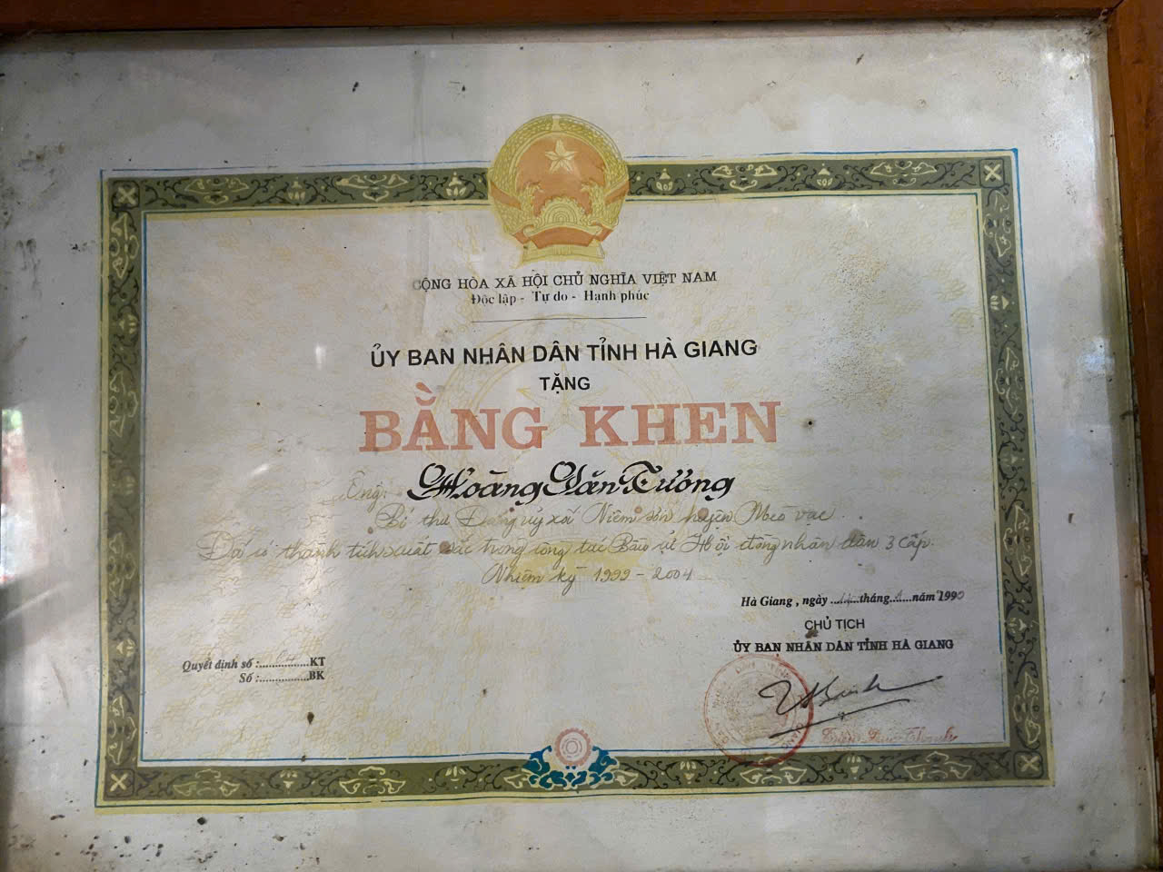 Ký ức một thời hoa lửa của người cựu chiến binh Hoàng Văn Tương