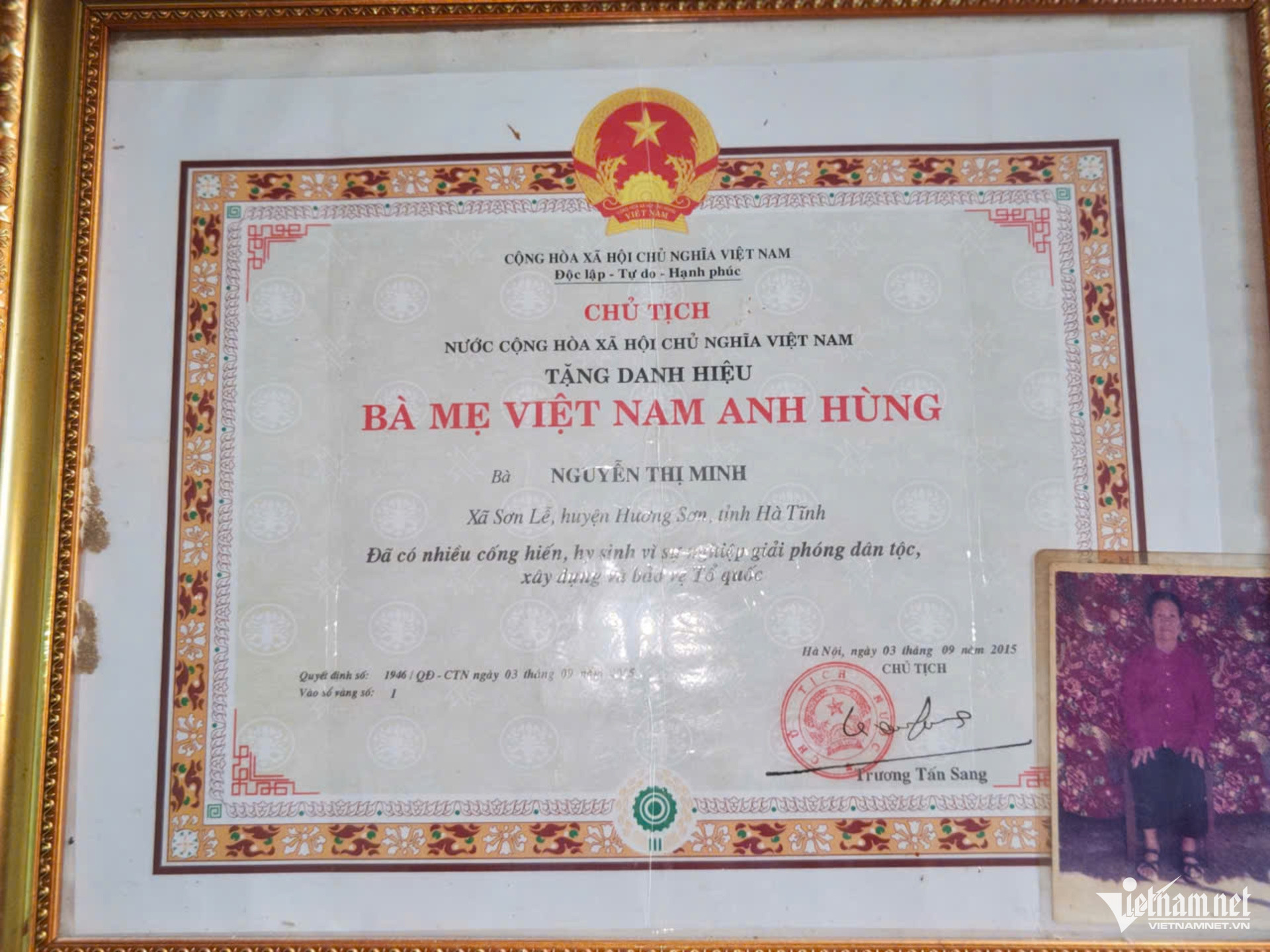 Câu chuyện đặc biệt về liệt sĩ có 2 Bà mẹ Việt Nam anh hùng