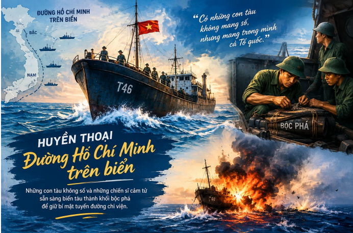 HUYỀN THOẠI ĐƯỜNG HỒ CHÍ MINH TRÊN BIỂN