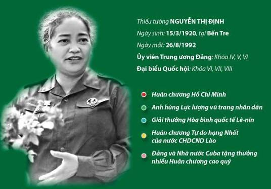 NỮ TƯỚNG NGUYỄN THỊ ĐỊNH