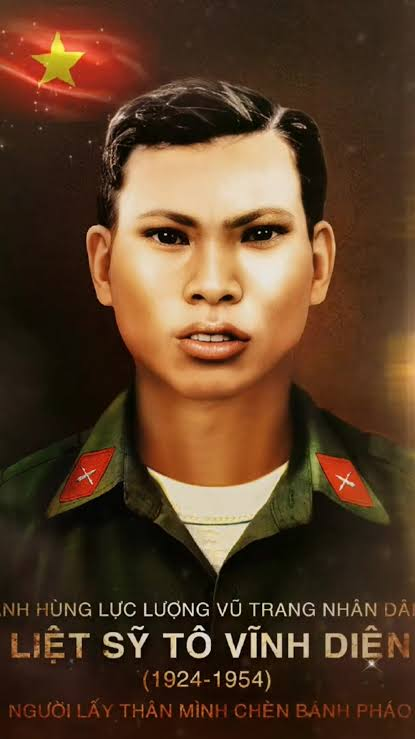 Tô Vĩnh Diện – Anh hùng lấy thân mình cứu pháo.