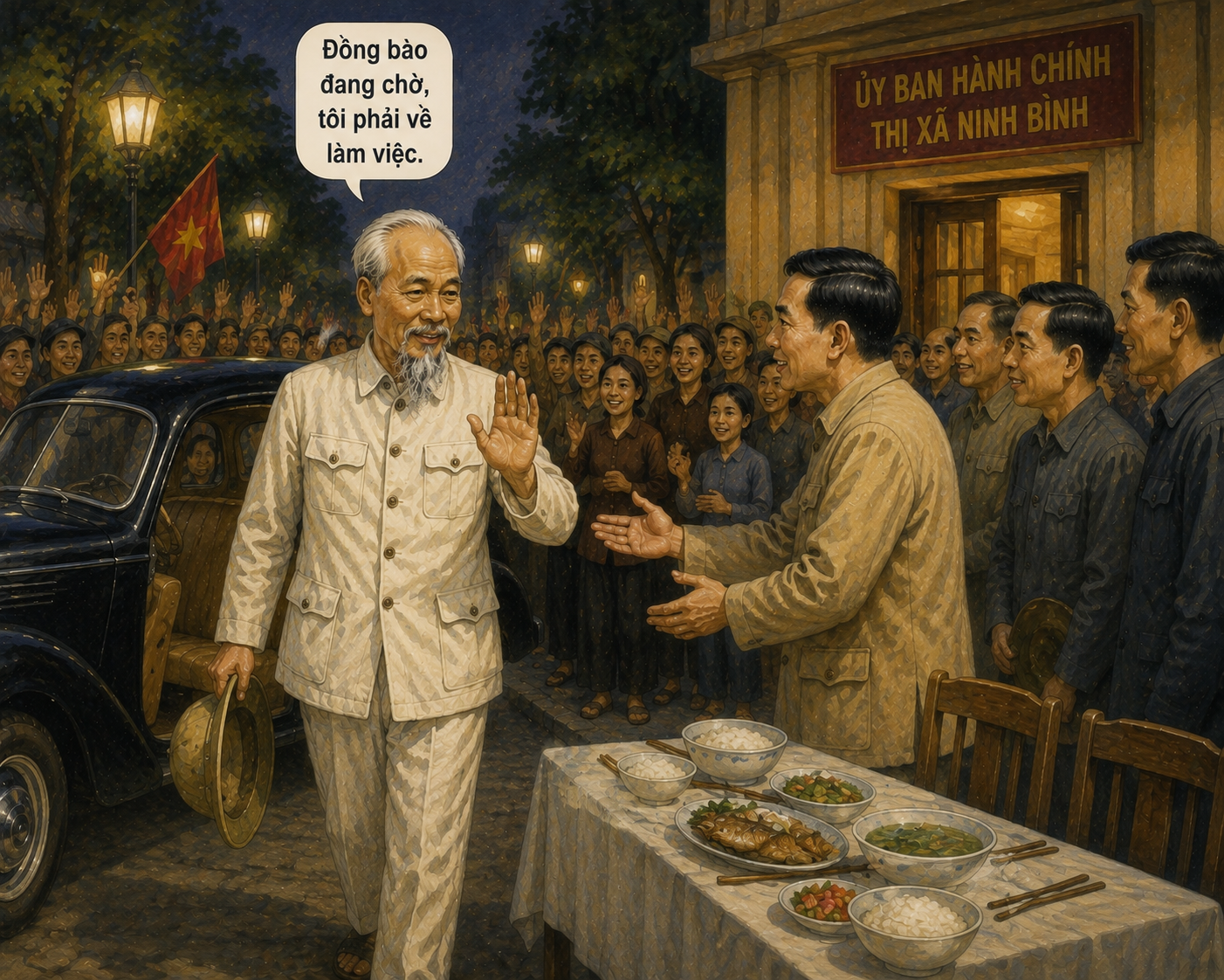 MỘT BỮA ĂN TỐI CỦA BÁC