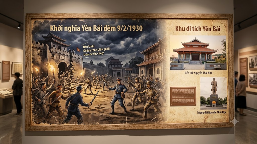 NGUYỄN THÁI HỌC VÀ KHỞI NGHĨA YÊN BÁI: ĐÊM 9/2/1930
