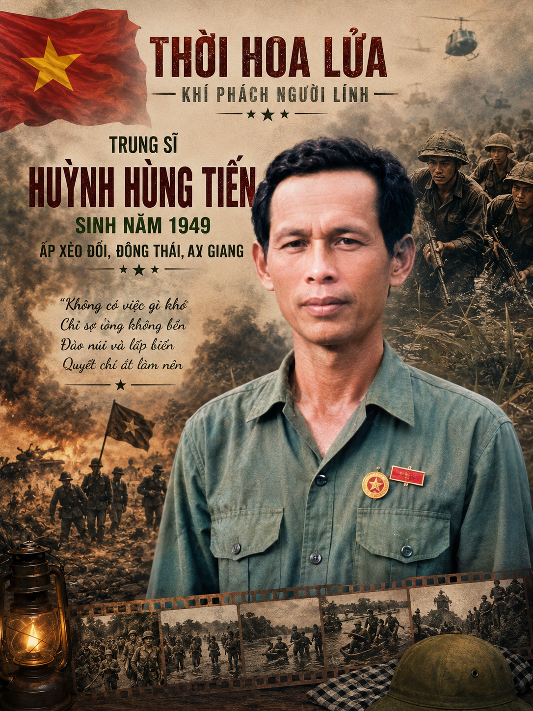 Thời Hoa Lửa Của cụ “Huỳnh Hùng Tiến”