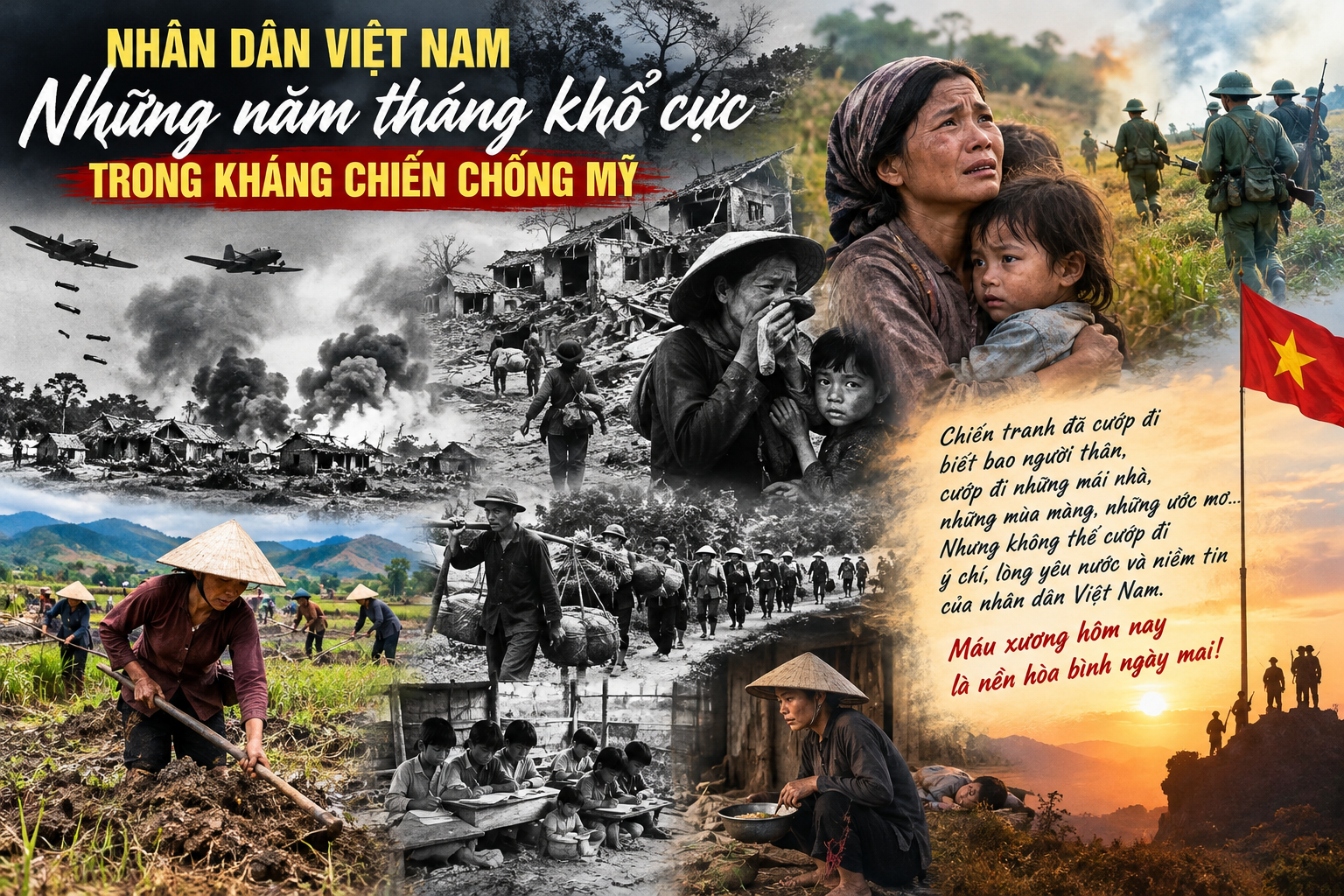 🇻🇳 NHỮNG NĂM THÁNG ĐAU THƯƠNG – Ý CHÍ KIÊN CƯỜNG CỦA NHÂN DÂN VIỆT NAM TRONG KHÁNG CHIẾN CHỐNG MỸ