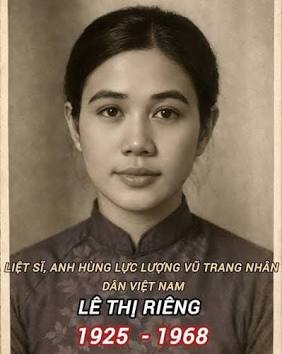 Viết về cuộc đời hoạt động cách mạng, tinh thần kiên trung và sự hy sinh vì độc lập dân tộc của nữ anh hùng Lê Thị Riêng.