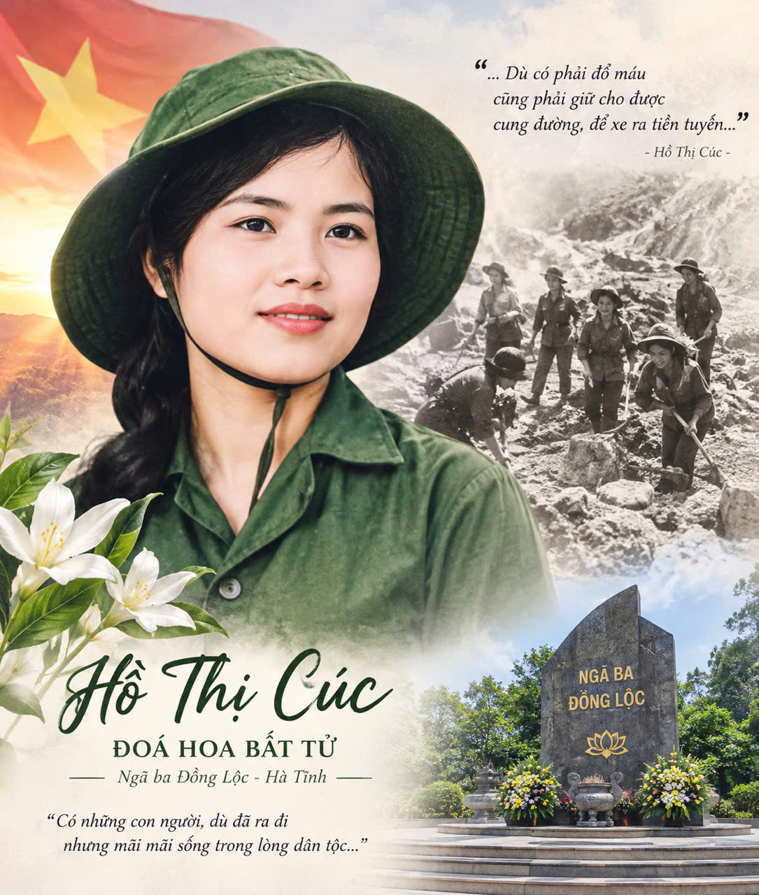 HỒ THỊ CÚC – ĐÓA HOA BẤT TỬ