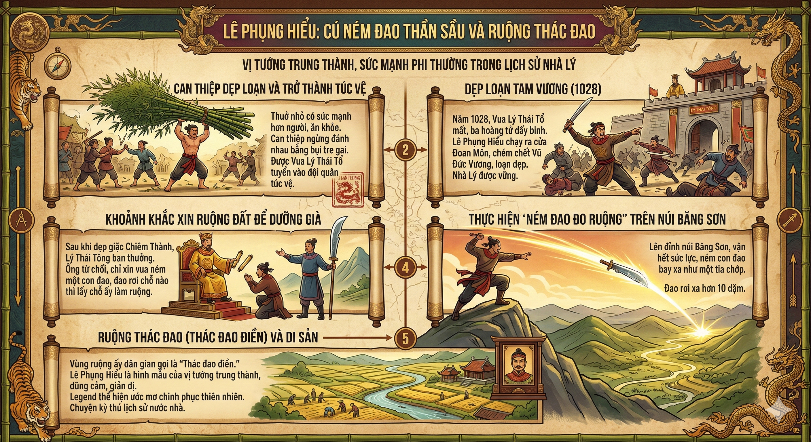 CÚ NÉM ĐAO THẦN SẦU VÀ RUỘNG THÁC ĐAO