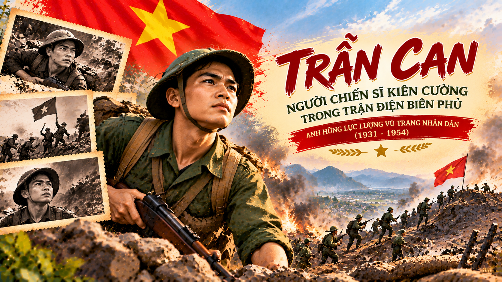 TRẦN CAN – NGƯỜI CHIẾN SĨ KIÊN CƯỜNG TRONG NHỮNG GIỜ PHÚT LỊCH SỬ ĐIỆN BIÊN PHỦ