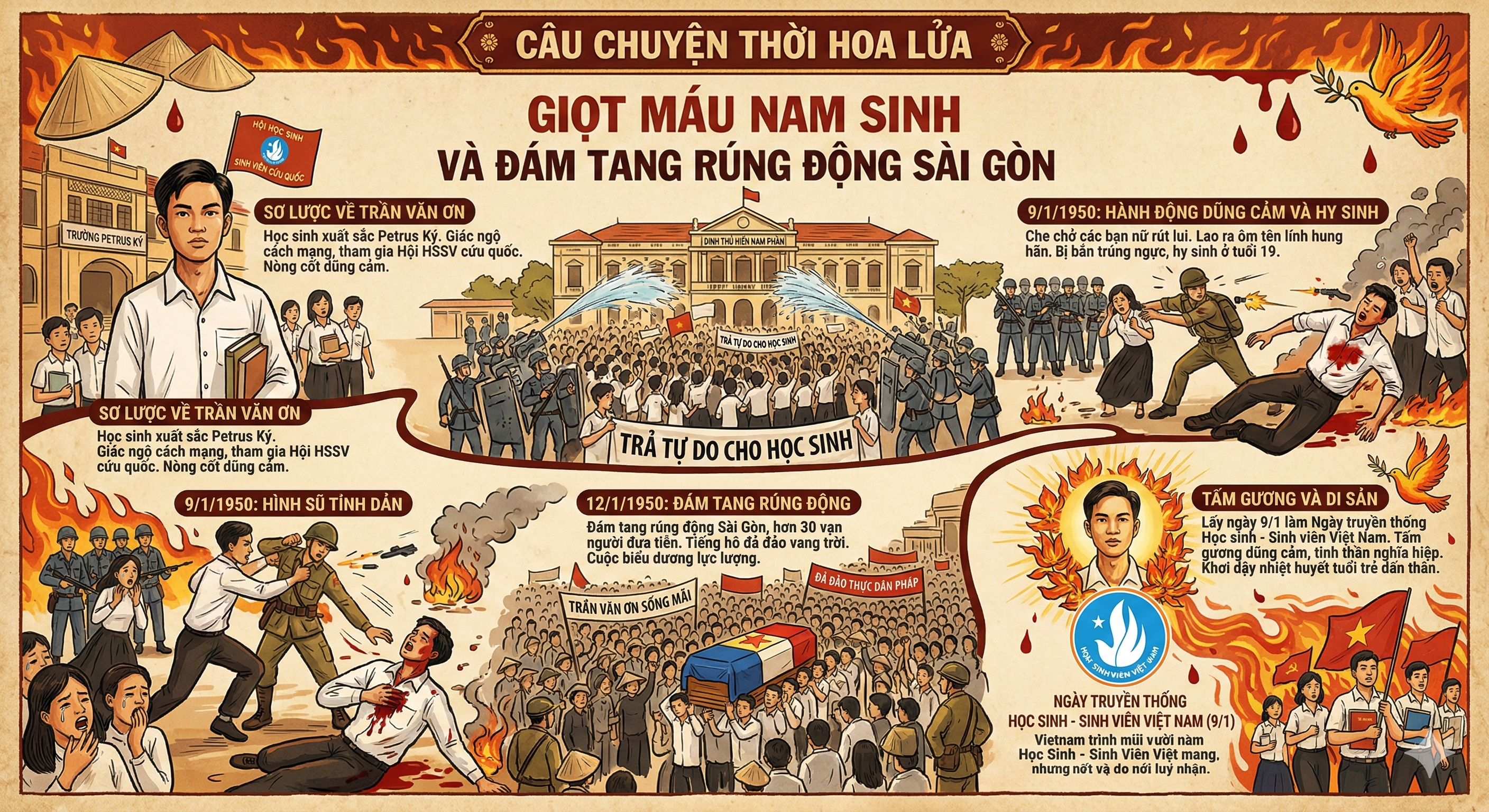 CÂU CHUYỆN THỜI HOA LỬA - Liệt sĩ Trần Văn Ơn