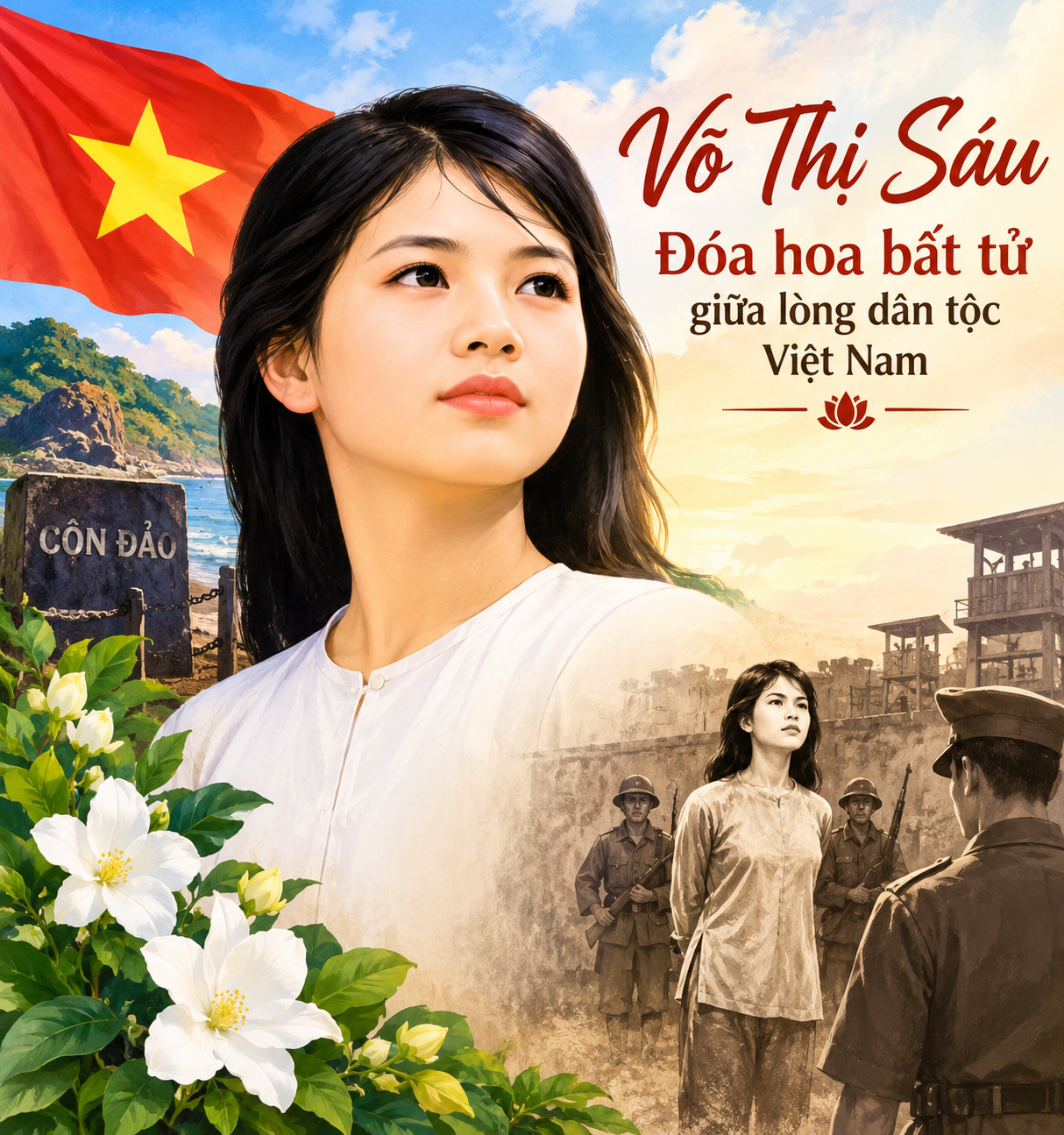VÕ THỊ SÁU – ĐÓA HOA BẤT TỬ CỦA TUỔI TRẺ VIỆT NAM