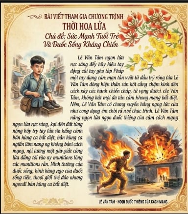 Thời hoa lửa - Lê Văn Tám