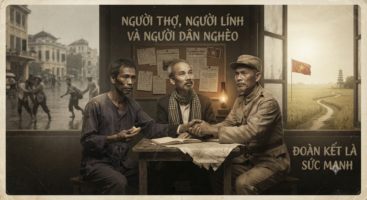 Người thợ, người lính và người dân nghèo