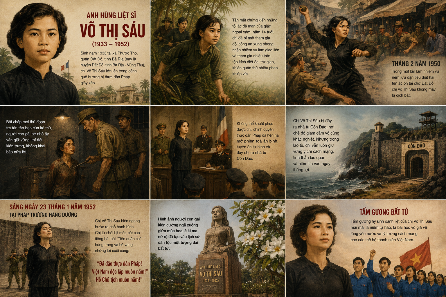 Võ Thị Sáu: Nữ anh hùng Đất Đỏ và đóa hoa lê ki ma bất tử