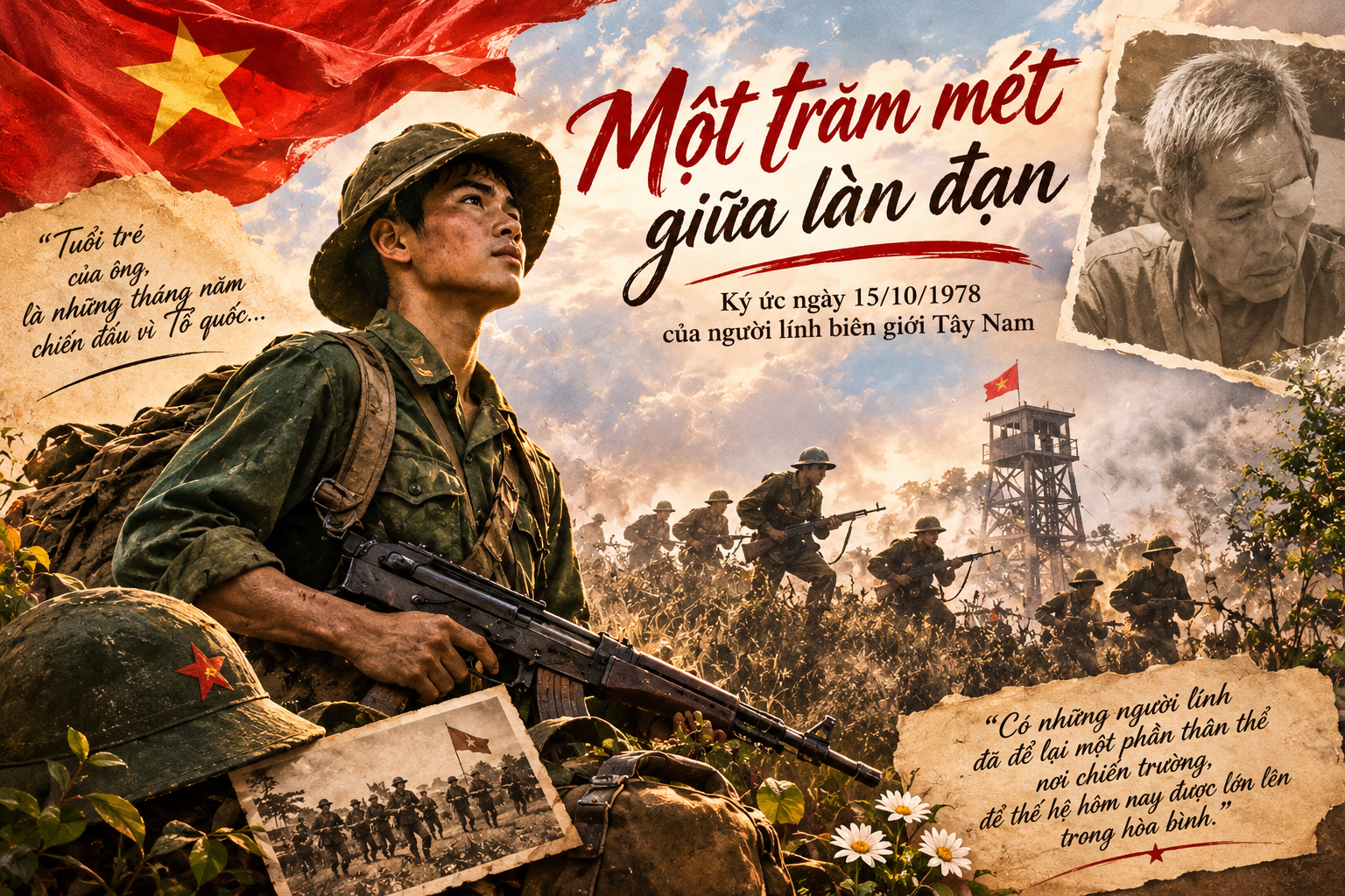 MỘT TRĂM MÉT GIỮA LÀN ĐẠN